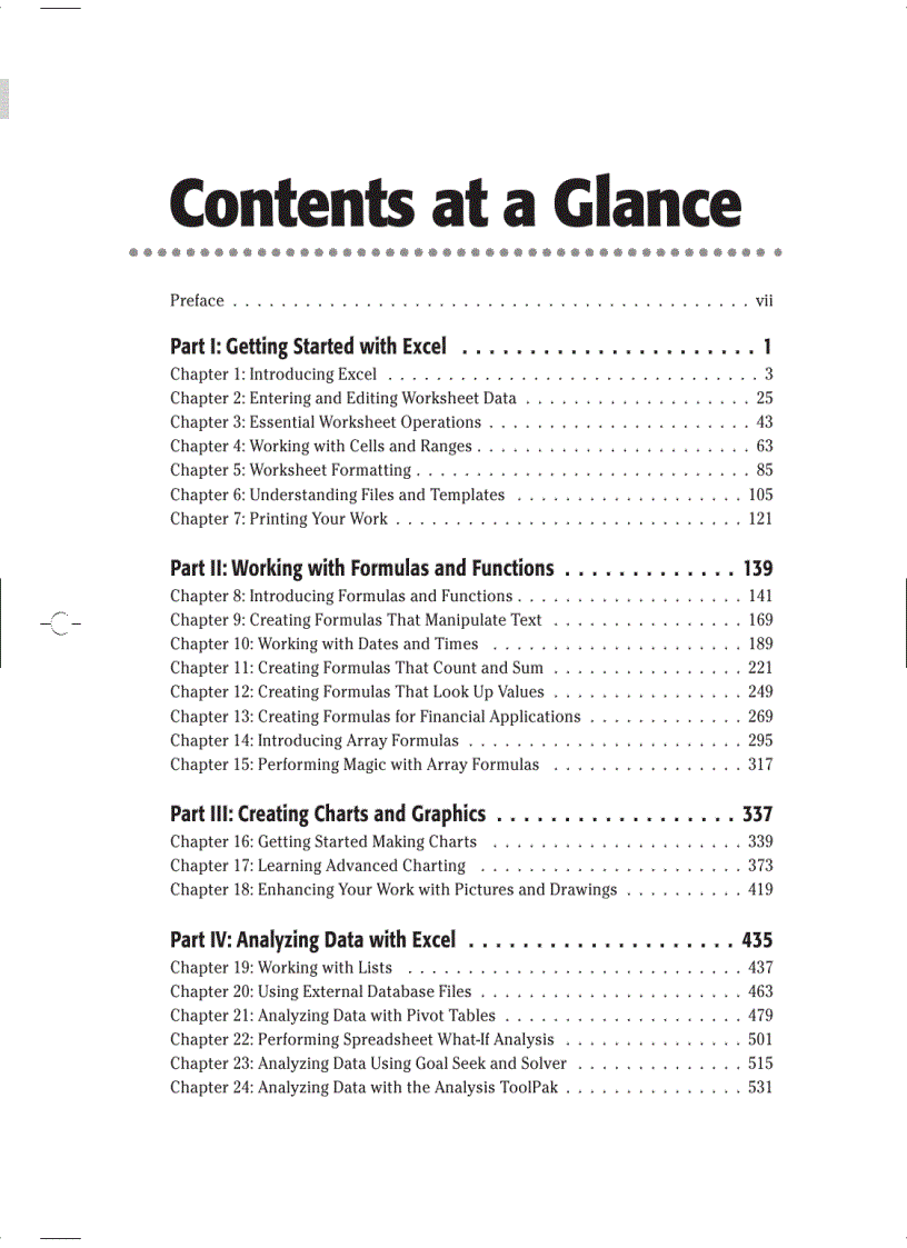 image for page Microsoft Office Excel 2003 Bible