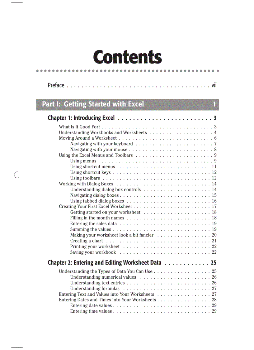 image for page Microsoft Office Excel 2003 Bible
