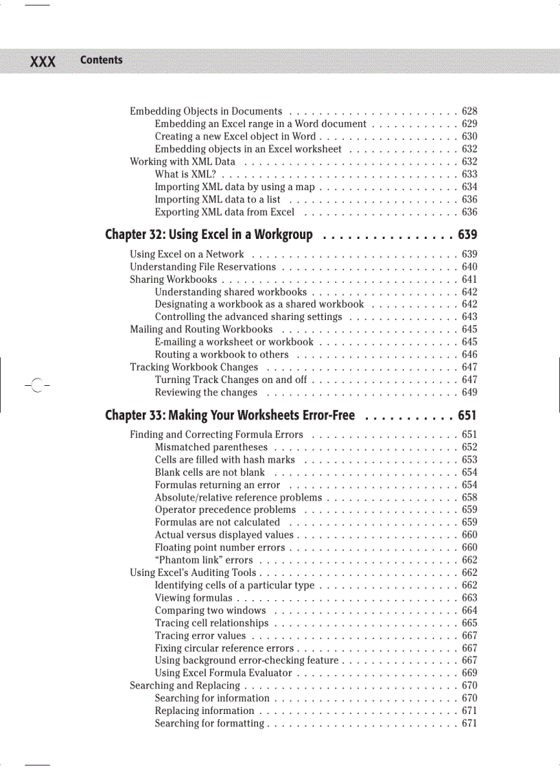 image for page Microsoft Office Excel 2003 Bible