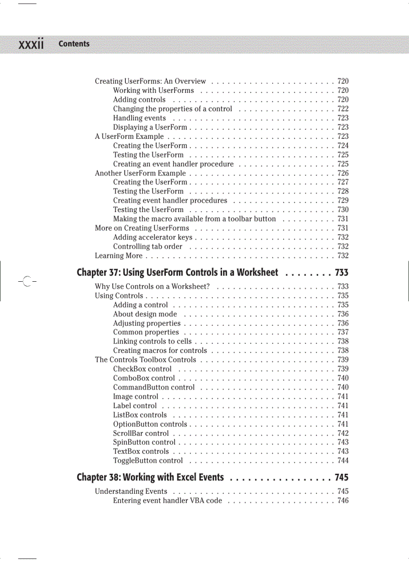 image for page Microsoft Office Excel 2003 Bible