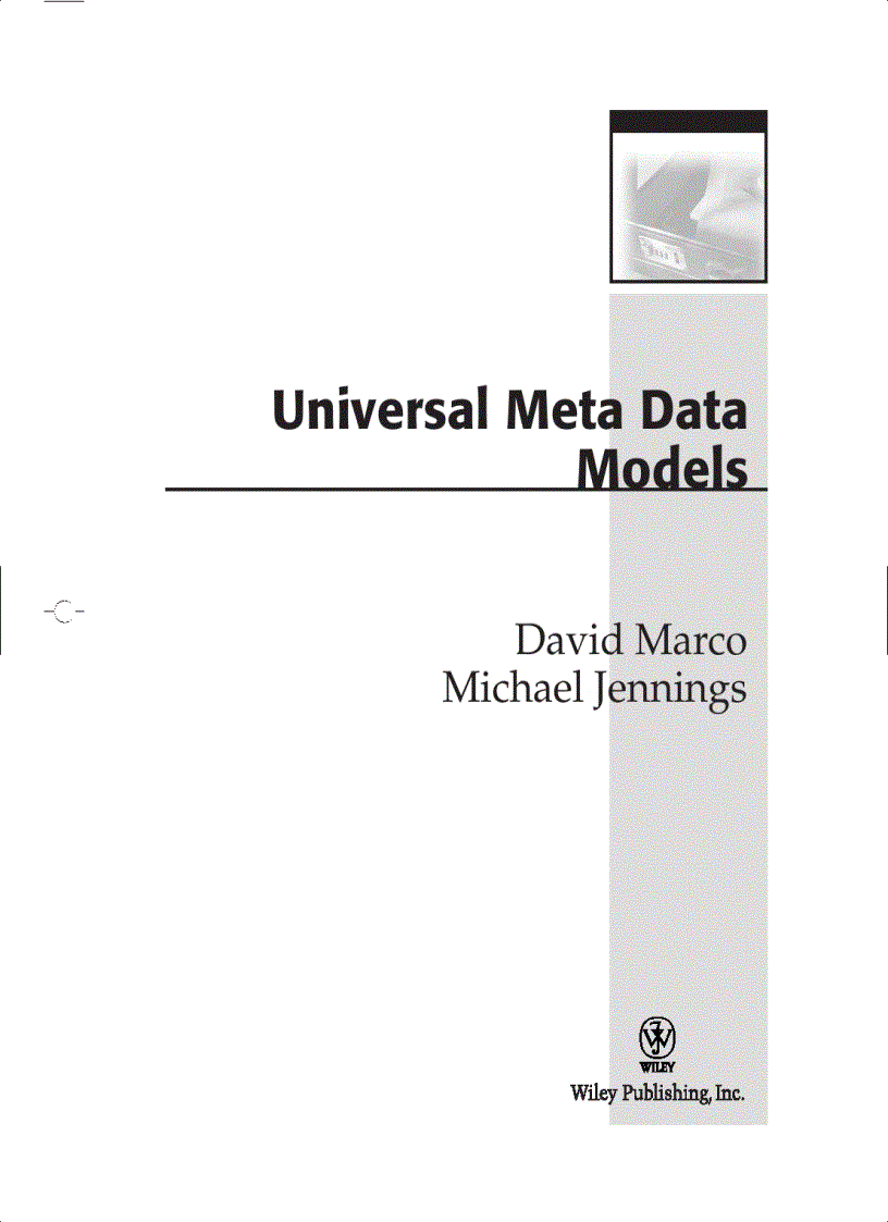 image for page Universal Meta Data Models