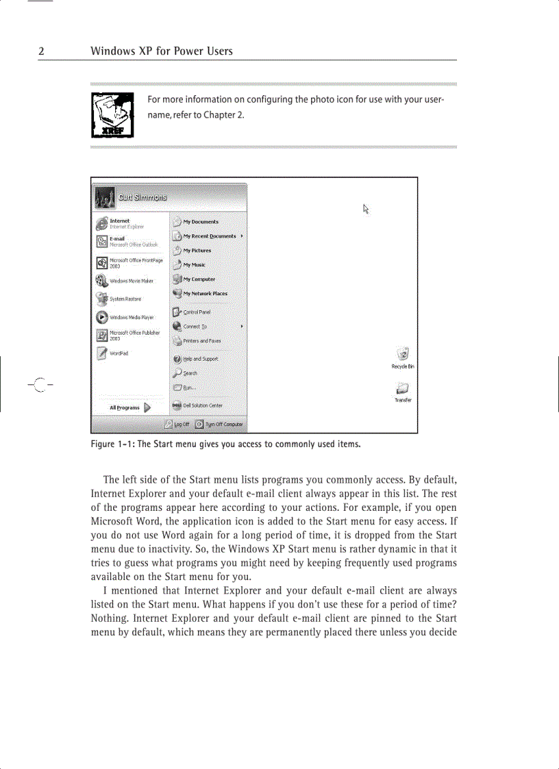 image for page Windows XP for Power Users