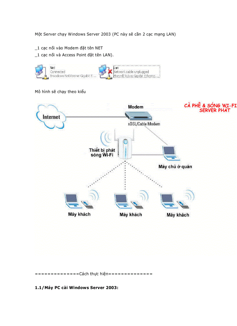 image for page Lập mạng Wifi cho cà phê
