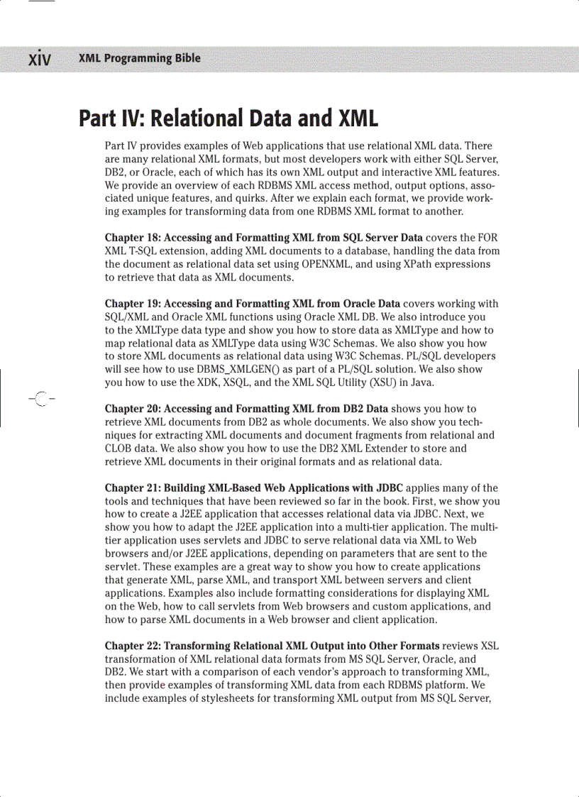 image for page XML Programming Bible