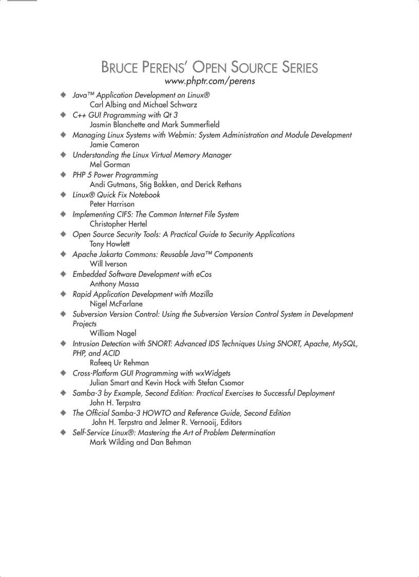 image for page Self Service Linux