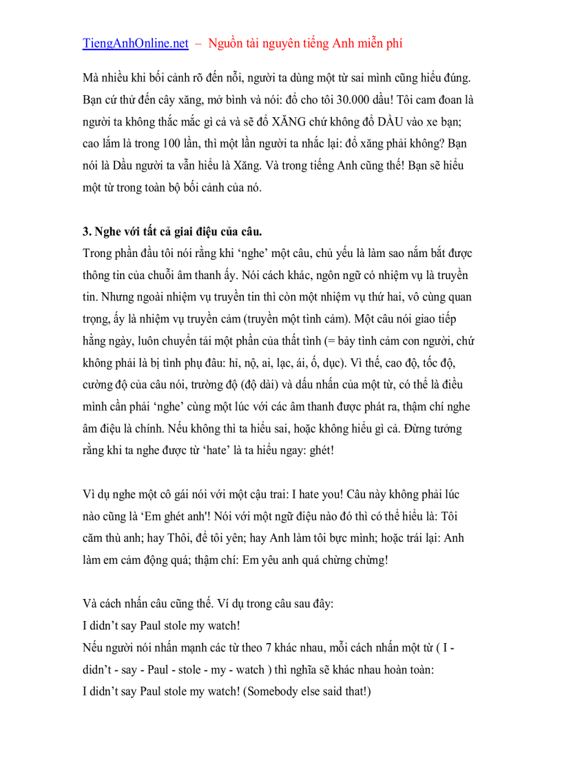 image for page Bí quyết nghe tốt tiếng Anh