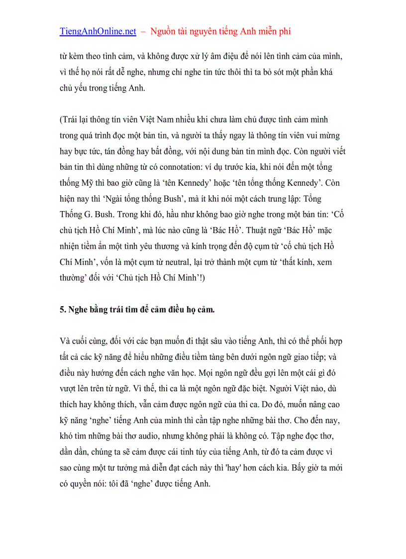 image for page Bí quyết nghe tốt tiếng Anh