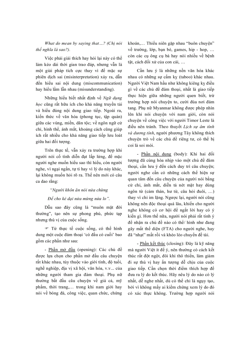 image for page Kỹ năng đàm thoại trong tiếng Anh