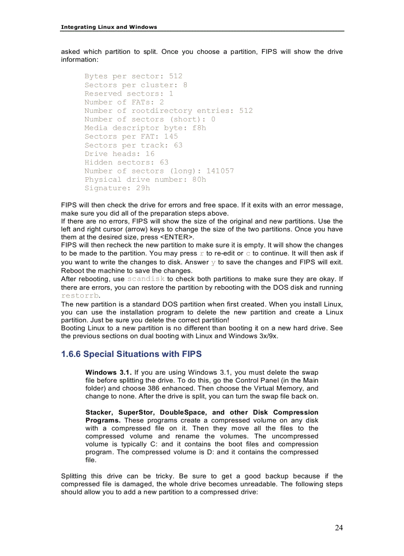 image for page Integrating Linux and Windows