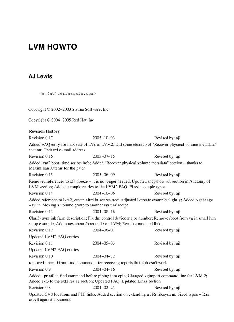 image for page Lvm howto