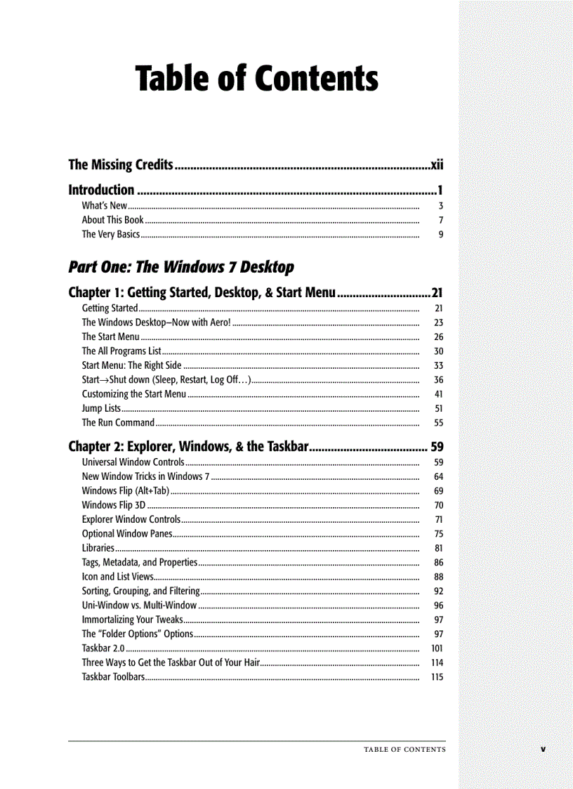 image for page Windows 7 The Missing Manual Cuốn tài liệu bị bỏ quên