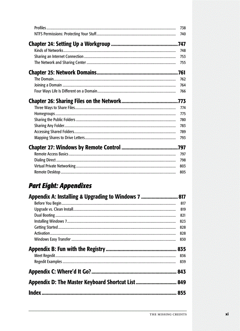 image for page Windows 7 The Missing Manual Cuốn tài liệu bị bỏ quên