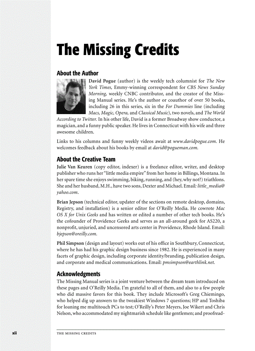 image for page Windows 7 The Missing Manual Cuốn tài liệu bị bỏ quên