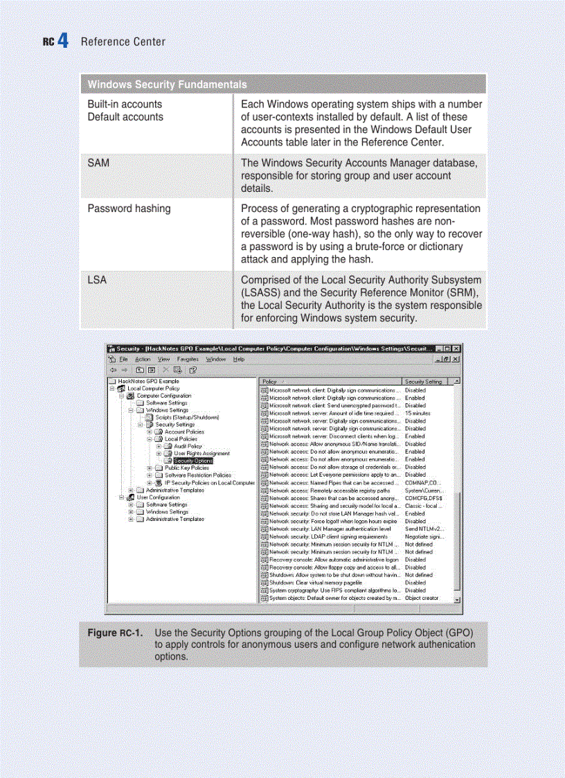 image for page HackNotes Windows Security Portable Reference