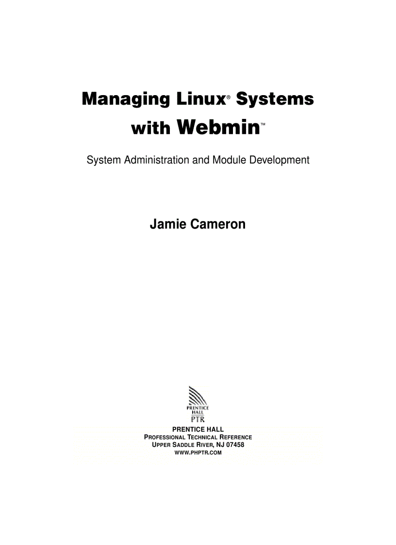Managing Linux Systems with Web Admin