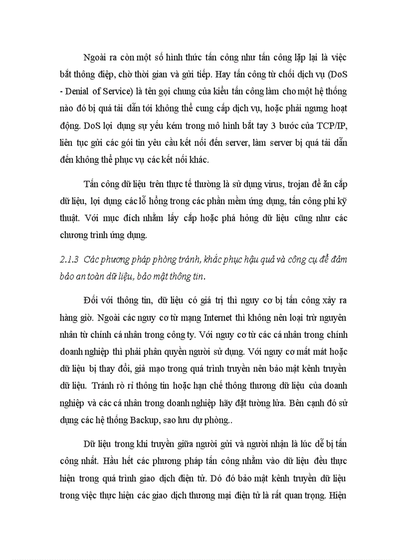 image for page Giải pháp an toàn và bảo mật thông tin khách hàng tại công ty thực phẩm Hà Nội