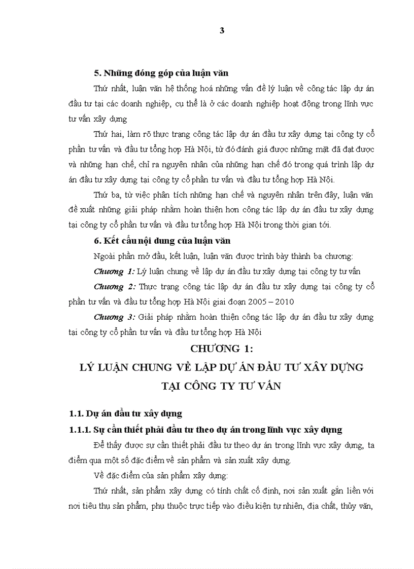 image for page Hoàn thiện công tác lập dự án đầu tư xây dựng tại công ty cổ phần CTECH
