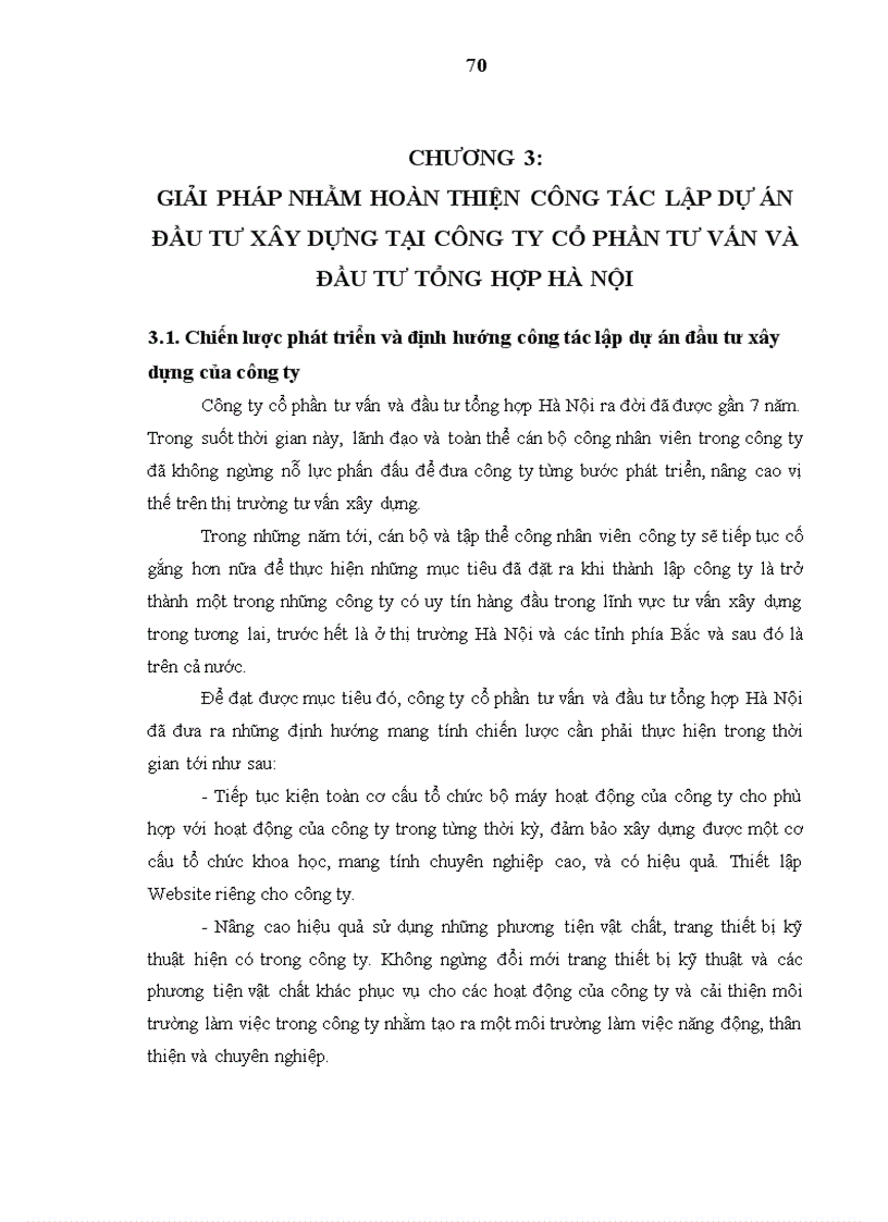 image for page Hoàn thiện công tác lập dự án đầu tư xây dựng tại công ty cổ phần CTECH