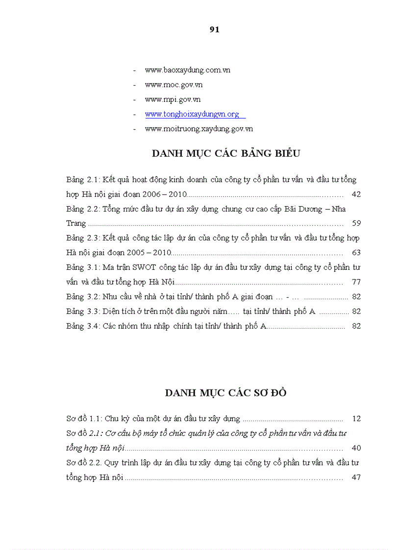 image for page Hoàn thiện công tác lập dự án đầu tư xây dựng tại công ty cổ phần CTECH