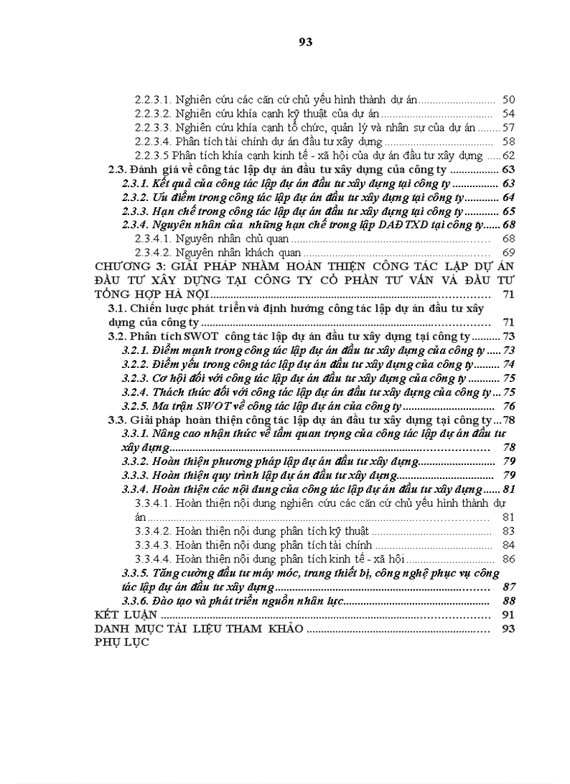 image for page Hoàn thiện công tác lập dự án đầu tư xây dựng tại công ty cổ phần CTECH