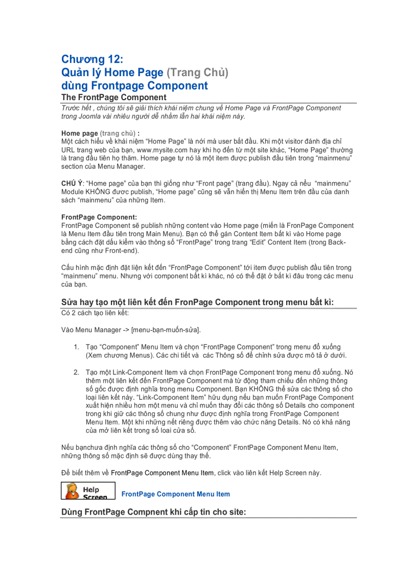 image for page Ebook Tiếng Việt Quản Trị Joomla