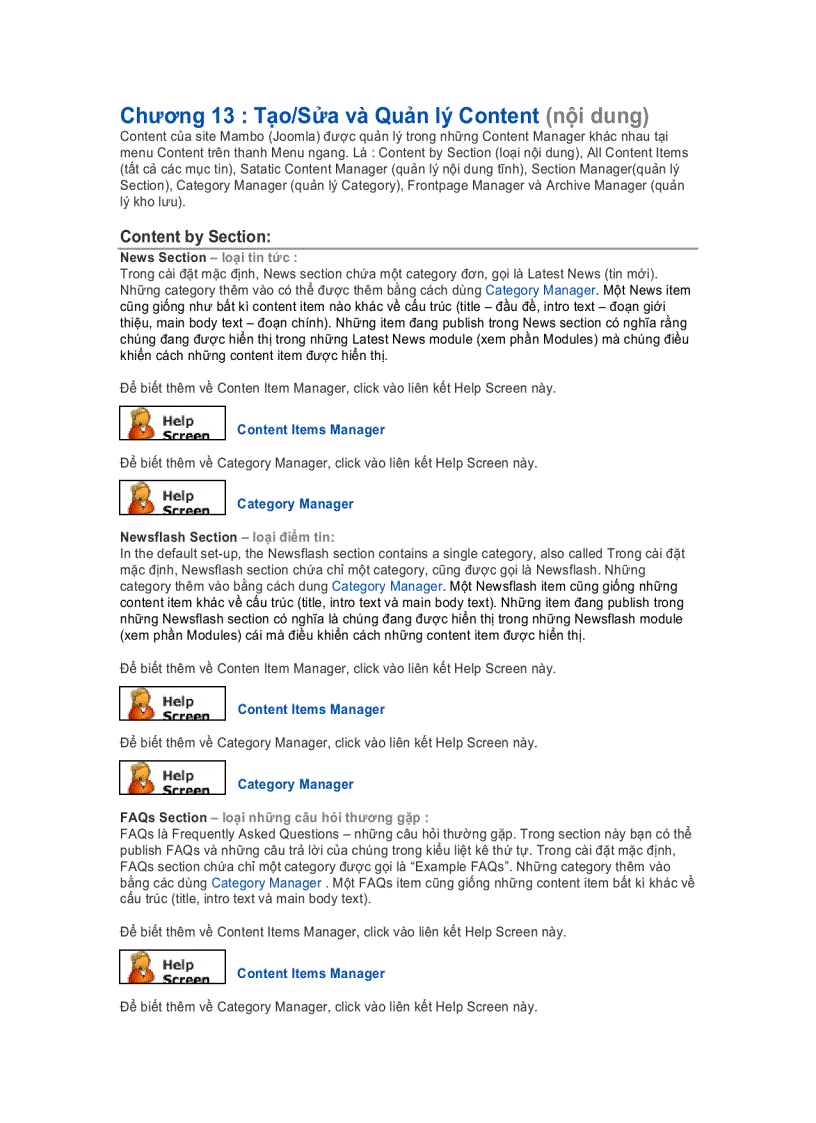 image for page Ebook Tiếng Việt Quản Trị Joomla