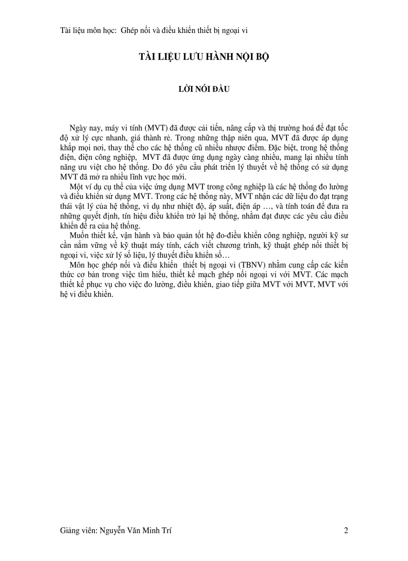 image for page Ghép nối và điều khiển thiết bị ngoại vi 1