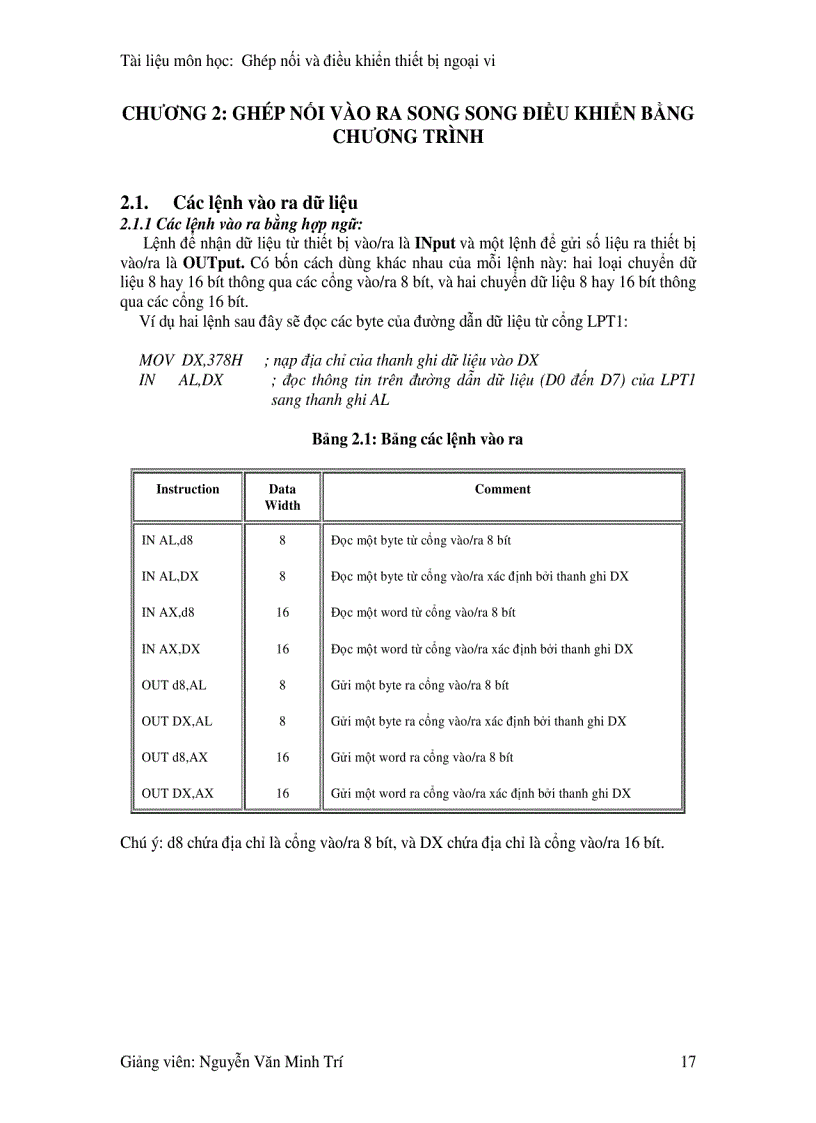 image for page Ghép nối và điều khiển thiết bị ngoại vi 1