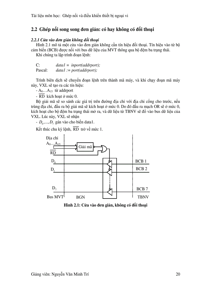 image for page Ghép nối và điều khiển thiết bị ngoại vi 1