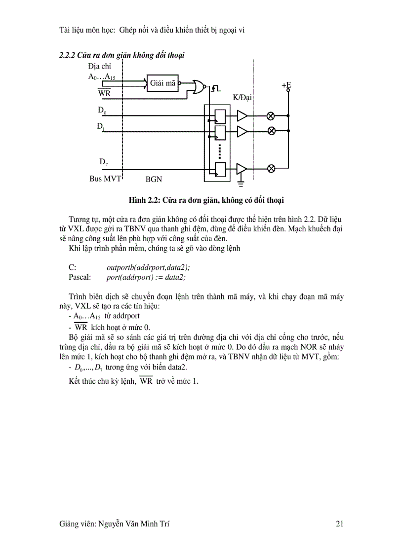 image for page Ghép nối và điều khiển thiết bị ngoại vi 1