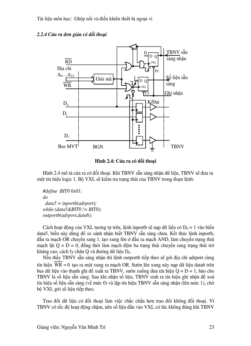 image for page Ghép nối và điều khiển thiết bị ngoại vi 1