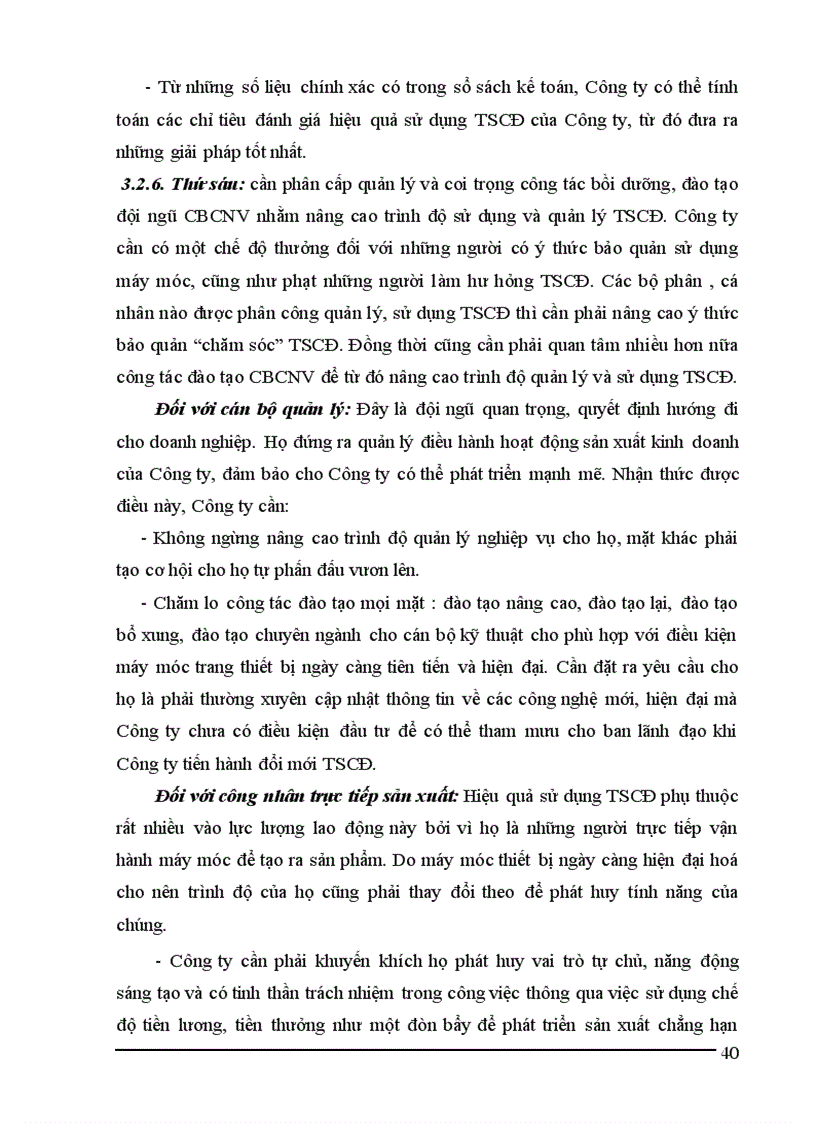 image for page Thực trạng hoạt động quản lý và một số giải pháp nhằm nâng cao hiệu quả sử dụng vốn cố định tại công ty tnhh văn lang