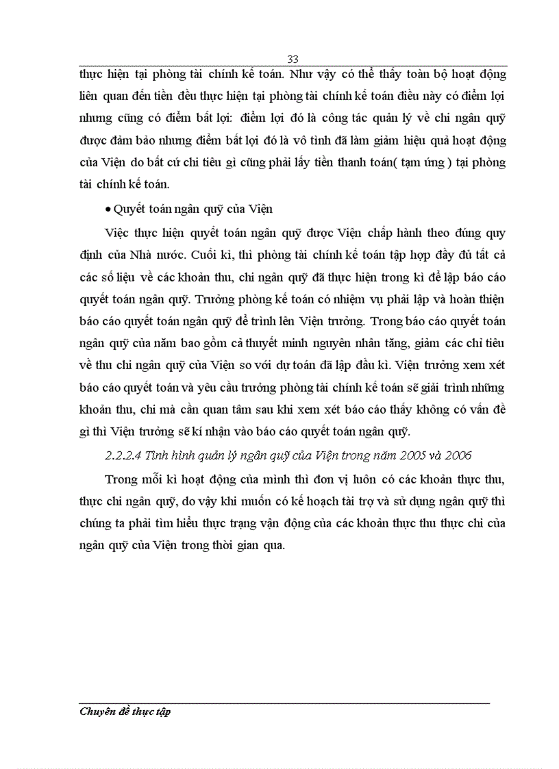 image for page Thực trạng công tác quản lý ngân quỹ tại viện quy hoạch đô thị nông thôn thuộc bộ xây dựng