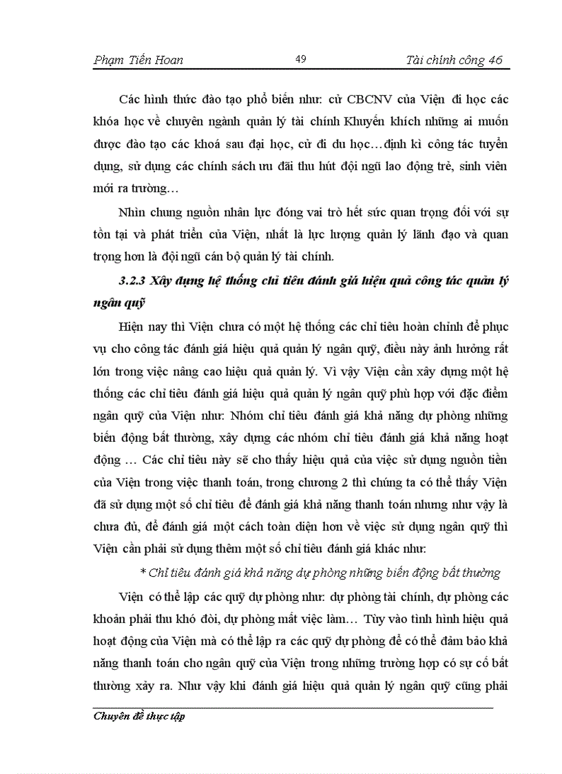 image for page Thực trạng công tác quản lý ngân quỹ tại viện quy hoạch đô thị nông thôn thuộc bộ xây dựng