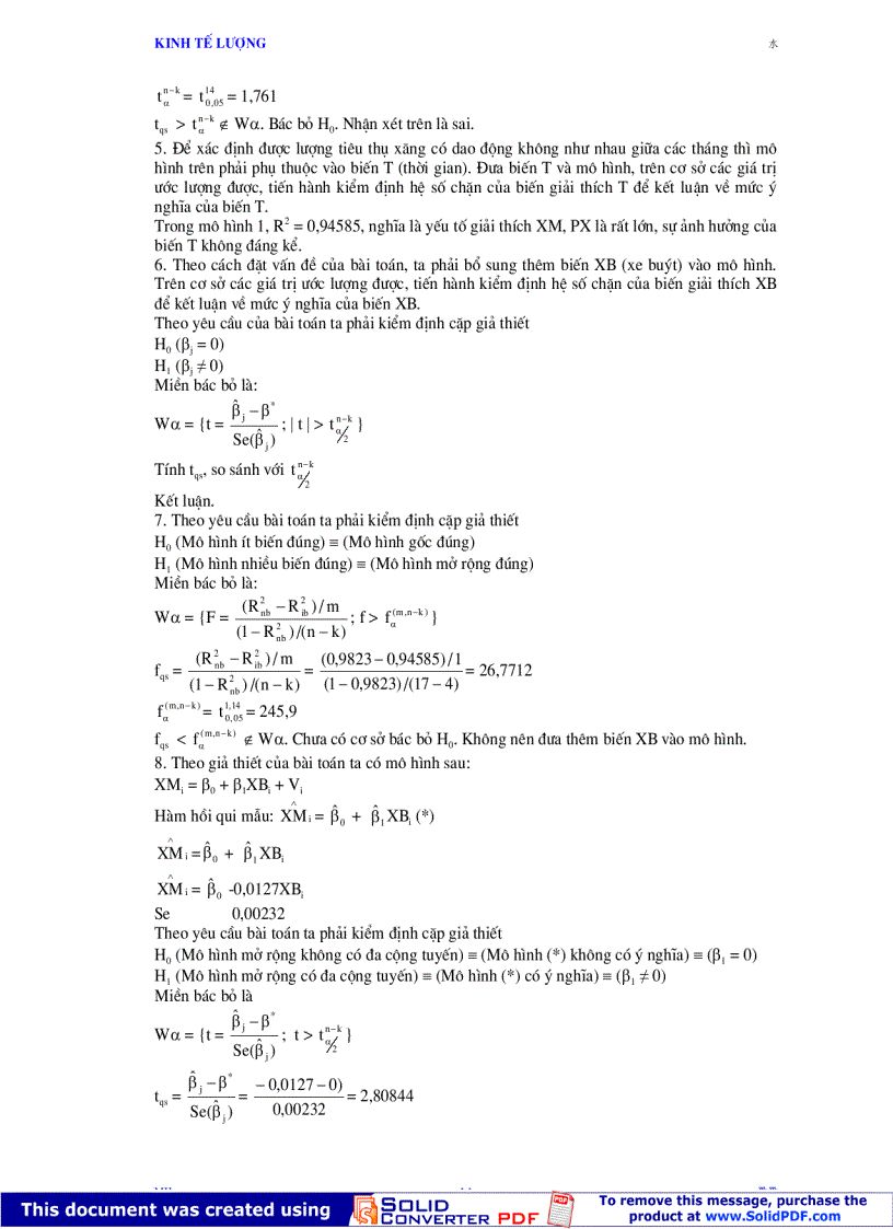 image for page Kinh tế lượng câu hỏi phân tích