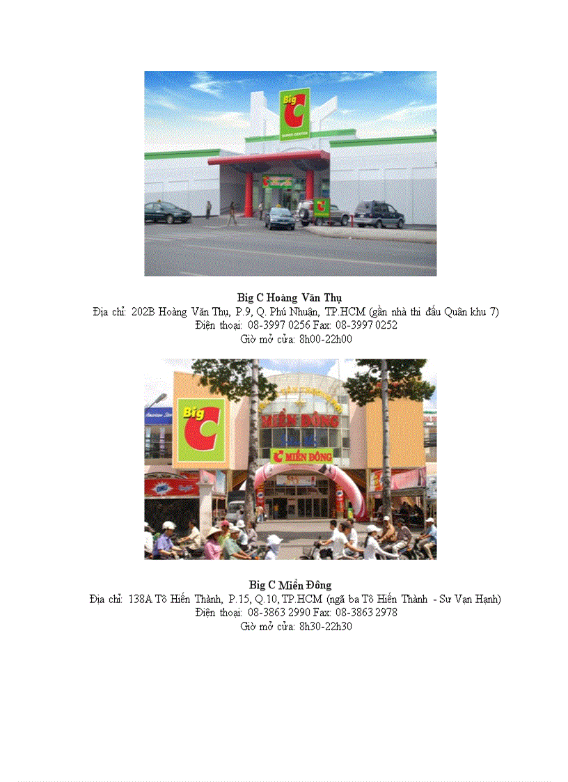 image for page Phân tích chiến lược kinh doanh của hệ thống bán lẻ đại siêu thị BigC