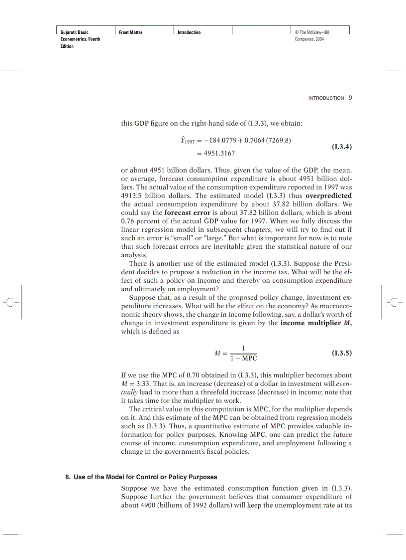 image for page Basic econometrics