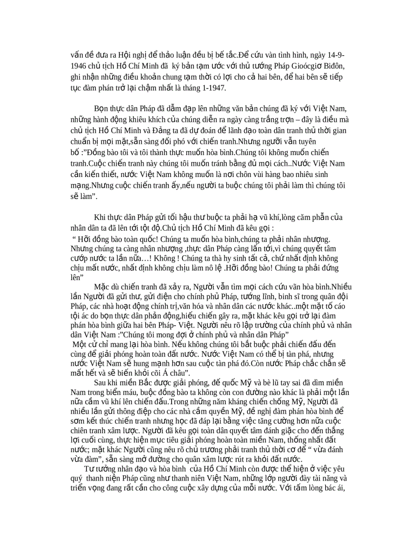 image for page Tư tưởng hô chí minh về bạo lực cách mạng