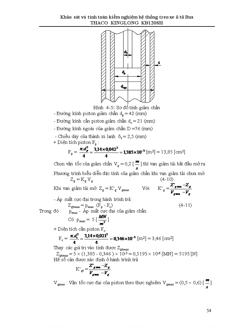 image for page Khảo sát và tính toán kiểm nghiệm hệ thống treo xe ô tô Bus THACO KINGLONG KB120SH 1