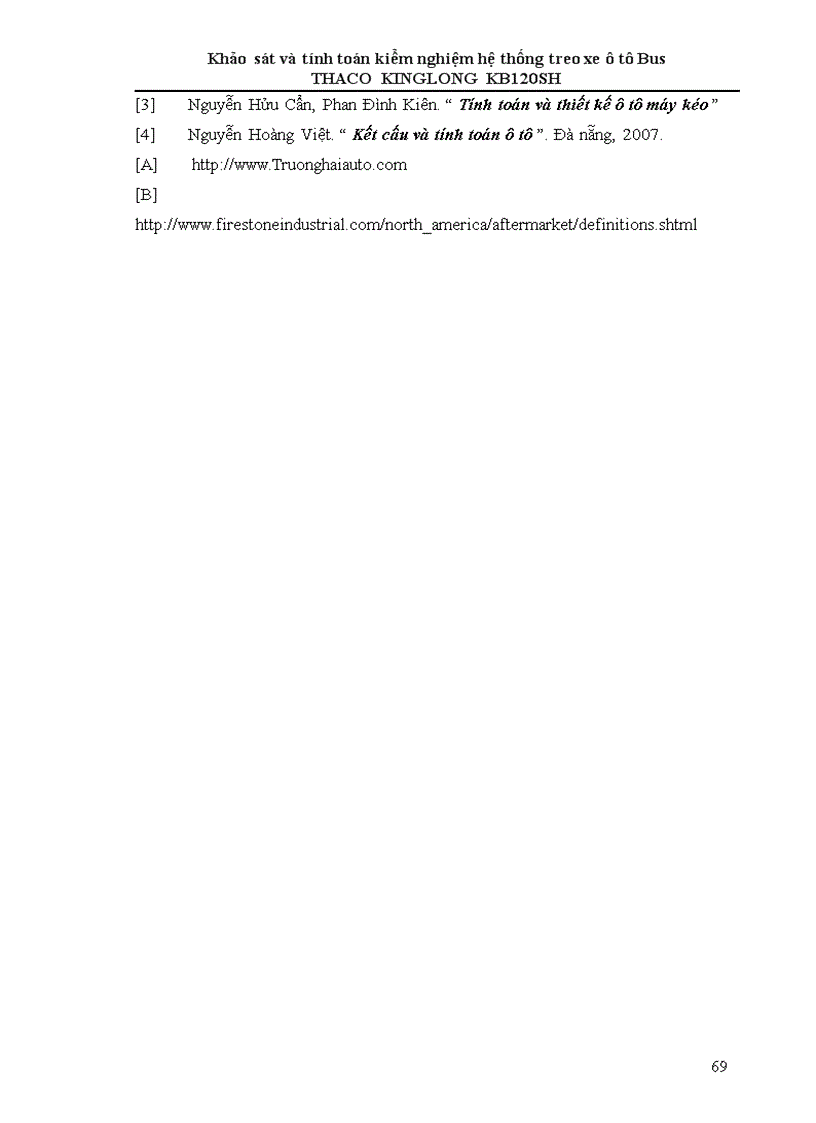 image for page Khảo sát và tính toán kiểm nghiệm hệ thống treo xe ô tô Bus THACO KINGLONG KB120SH 1