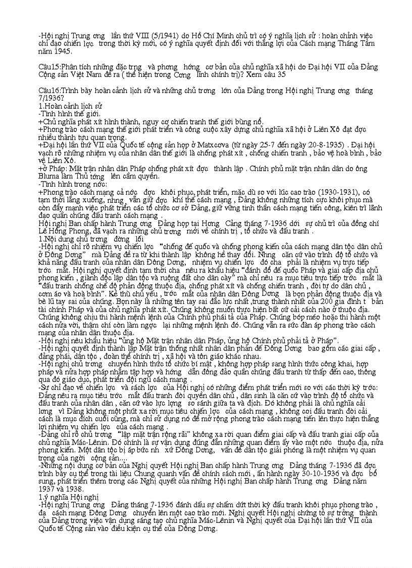 image for page Câu hỏi ôn tập môn Đường lỗi cách mạng ĐCSVN Có lời giải