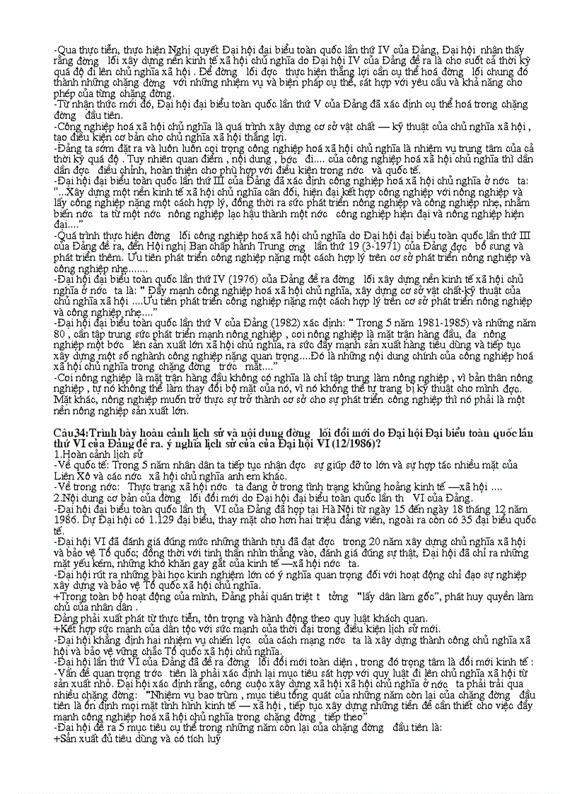 image for page Câu hỏi ôn tập môn Đường lỗi cách mạng ĐCSVN Có lời giải