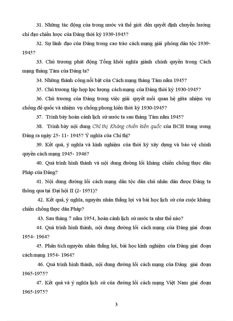 image for page Ngân hàng câu hỏi Đường lối CM của ĐCSVN