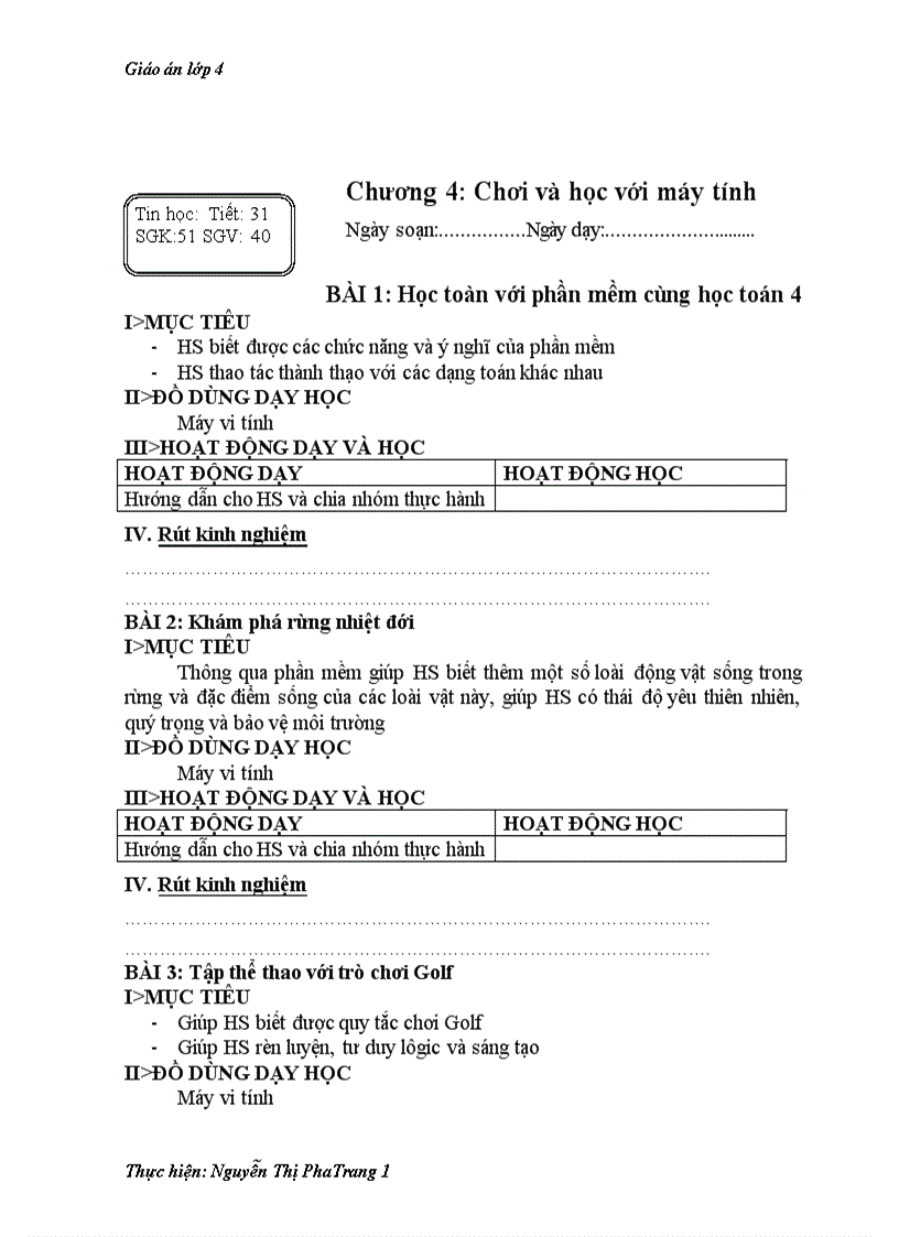 image for page Tin học Học toàn với phần mềm cùng học toán 4