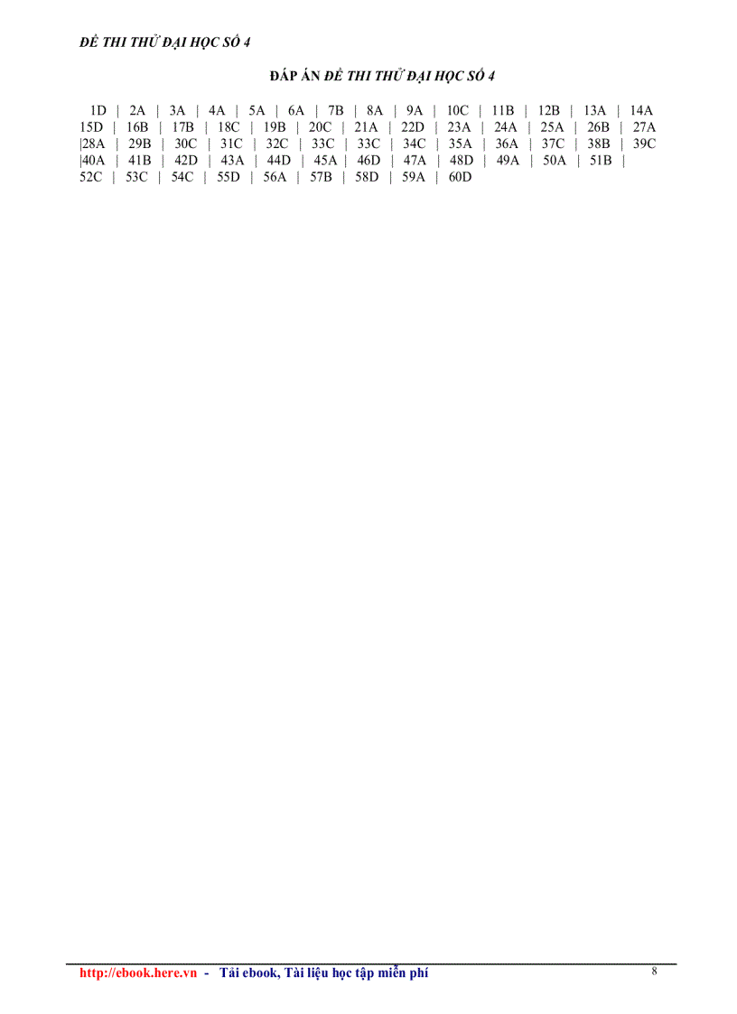 image for page Đề thi thử đại học môn vật lý đề số 4