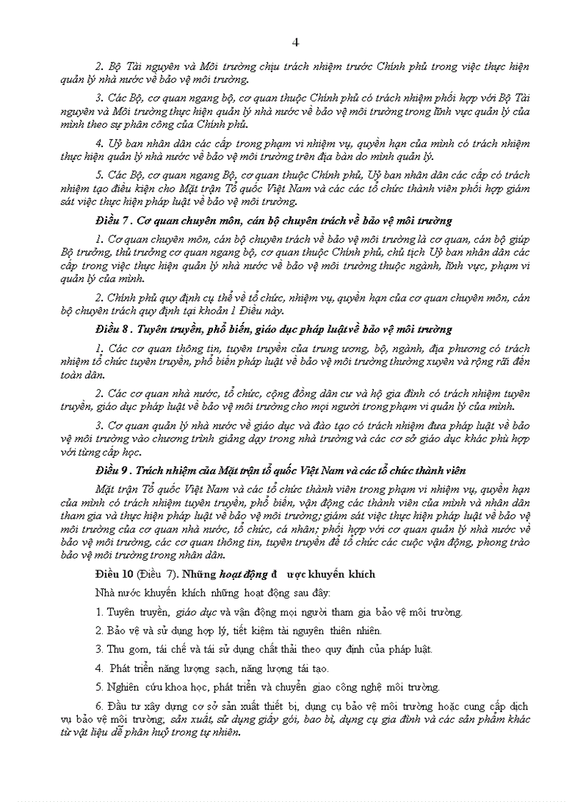 image for page Luật bảo vệ môi trường 2005 1