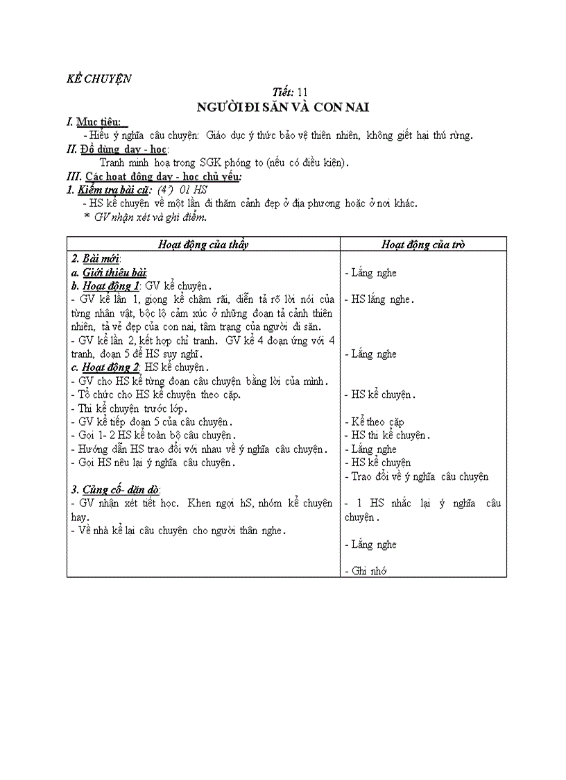 image for page Kể chuyện Người đi săn và con nai