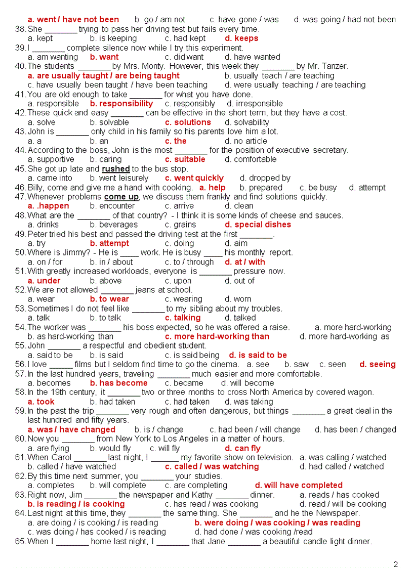 image for page Bài tập trắc nghiệm tiếng anh lớp 12 Unit 1