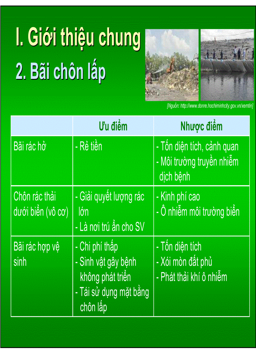 image for page Tái sử dụng mặt bằng bãi chôn lấp sau khi đóng cửa