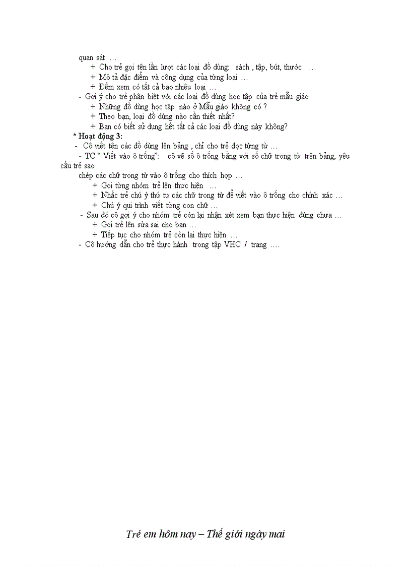 image for page Đề tài Bé đi học lớp Một